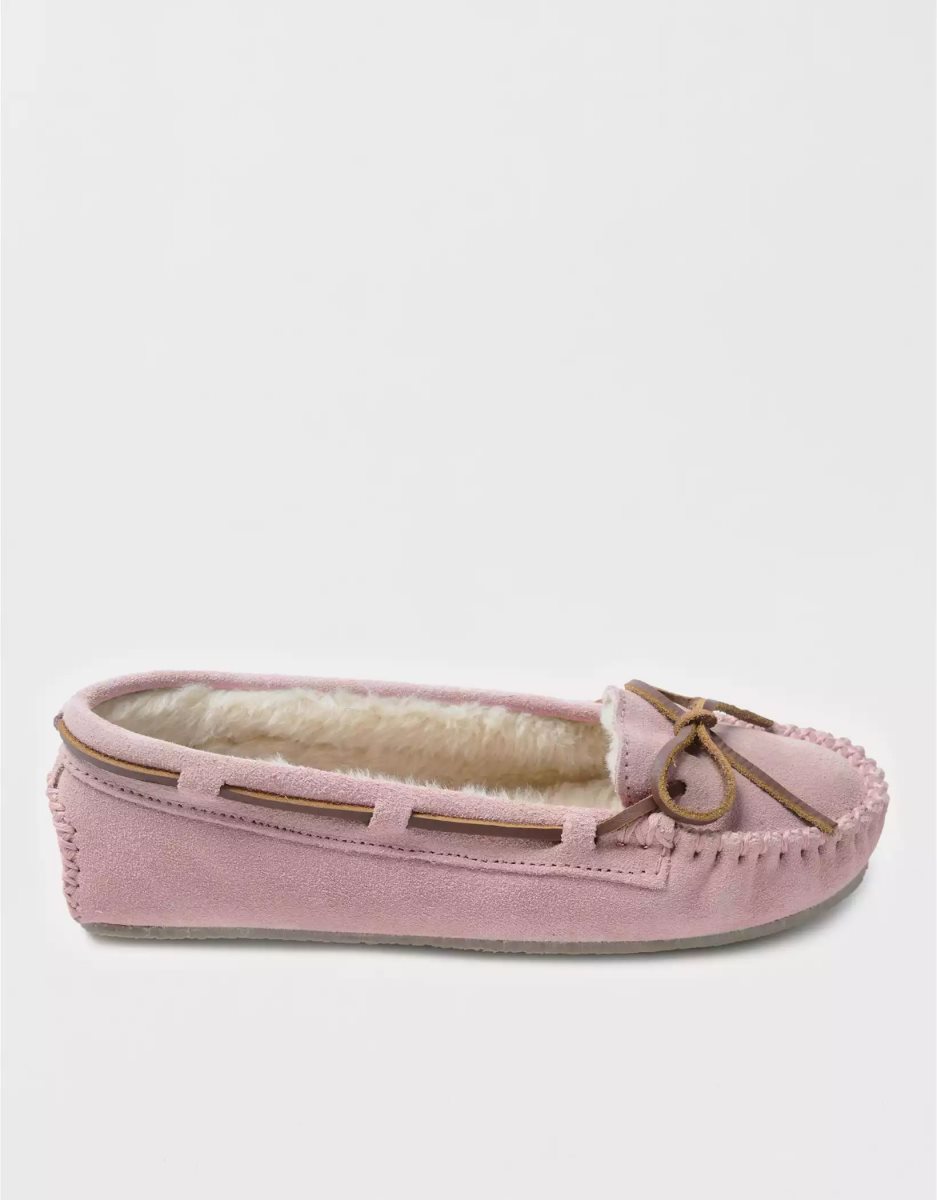 Chaussons American Eagle Cally Moccasin Rose Femme | YFX-80195427